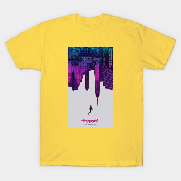 Spiderverse Colour T-Shirt by justblackdesign